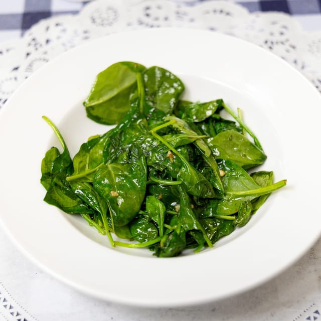 Sautéed Spinach.