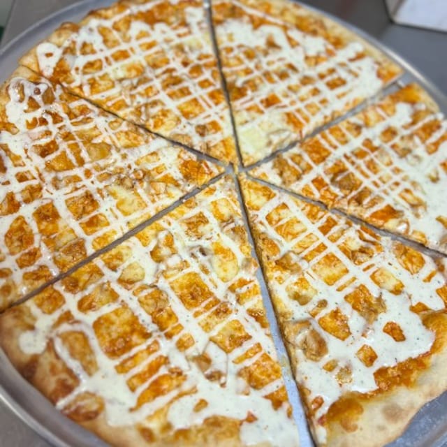 Buffalo Chicken Pizza.