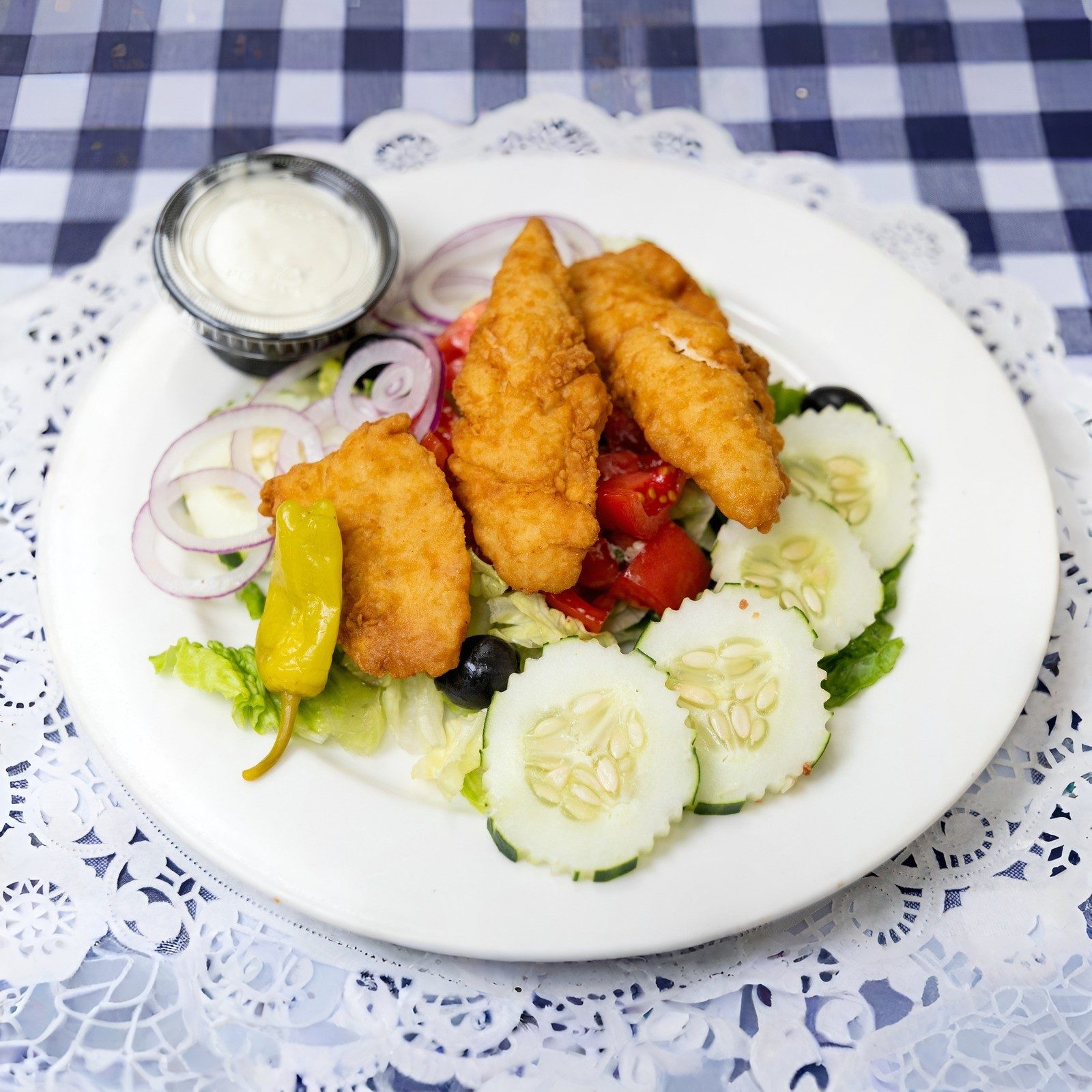 Crispy Chicken Salad.
