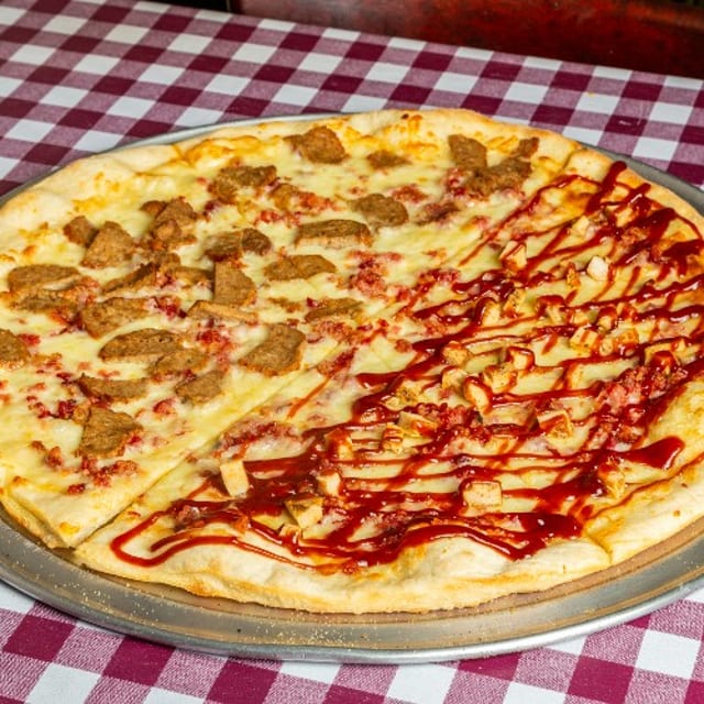Barbeque Chicken Pizza.