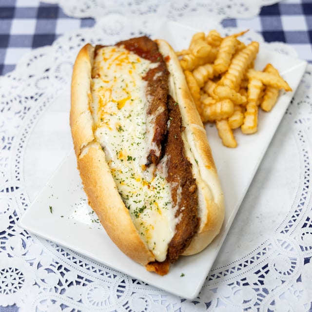 Eggplant Parmigiana Sub.