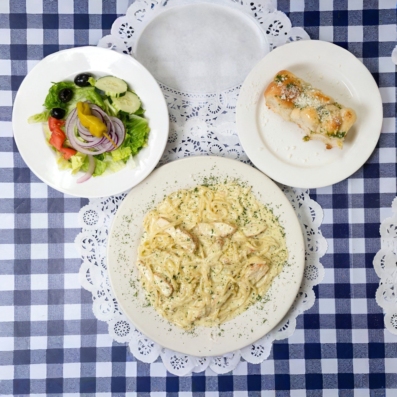 Alfredo Sauce Pasta.