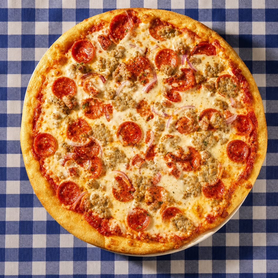 Meat Lovers Pizza.