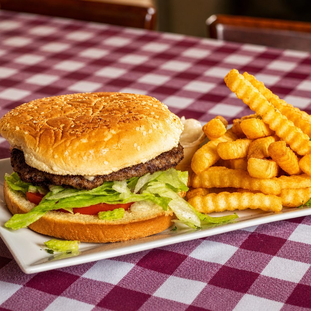 Burger & French Fries.