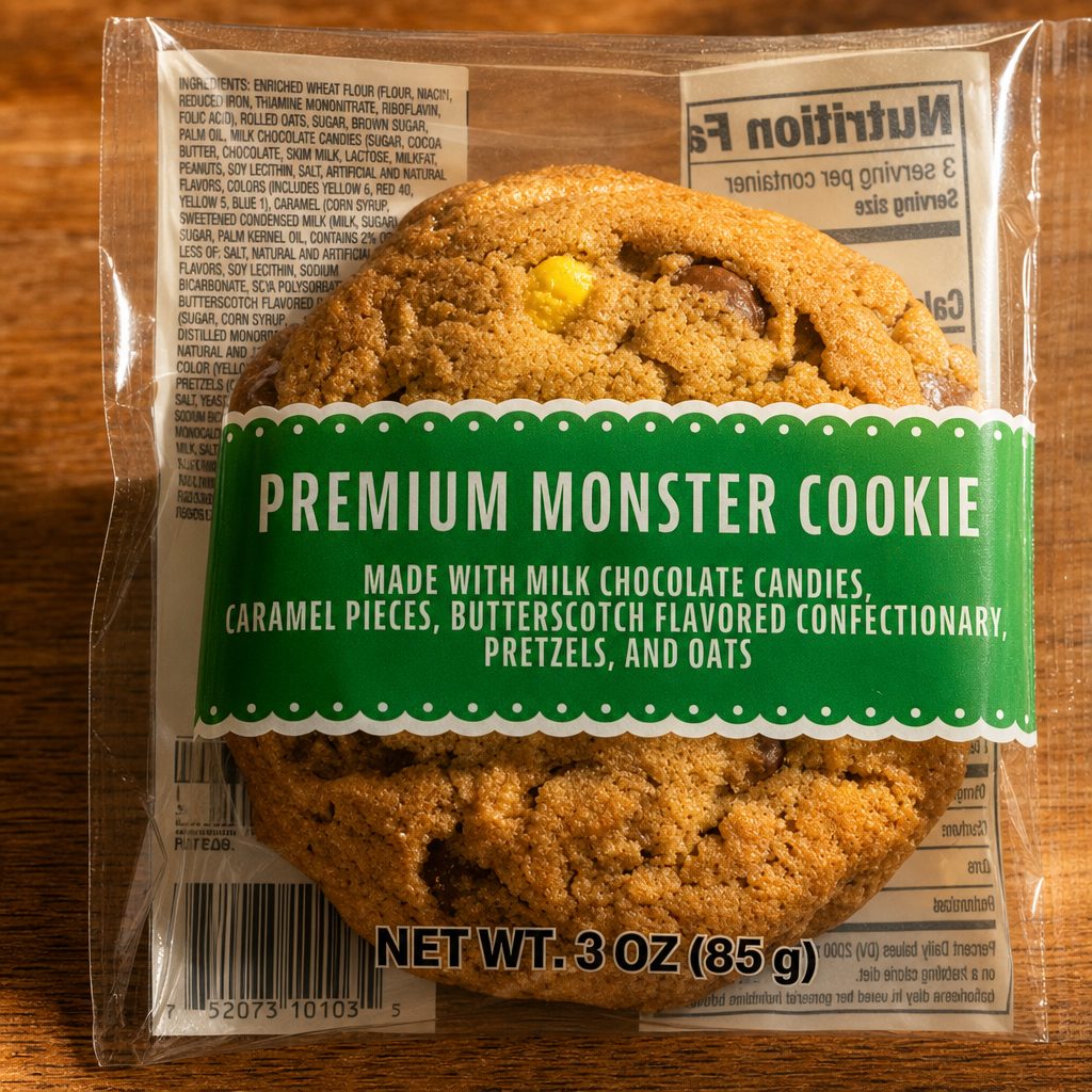 Premium Monster Cookie.
