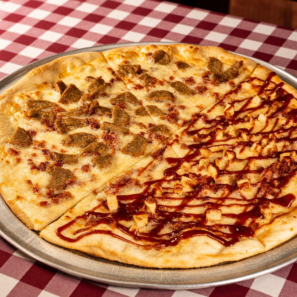 Barbeque Chicken Pizza.