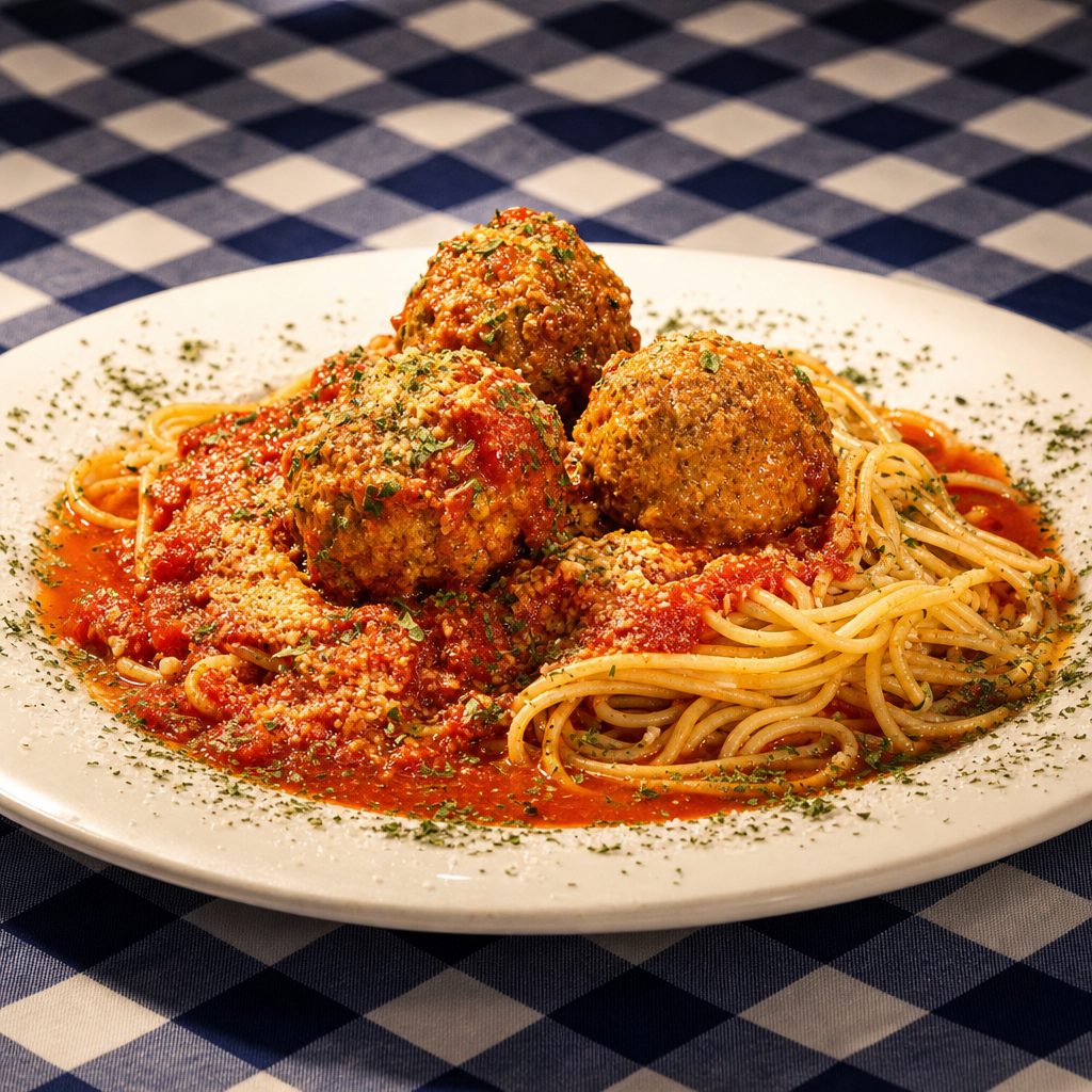 Meatballs Pasta.