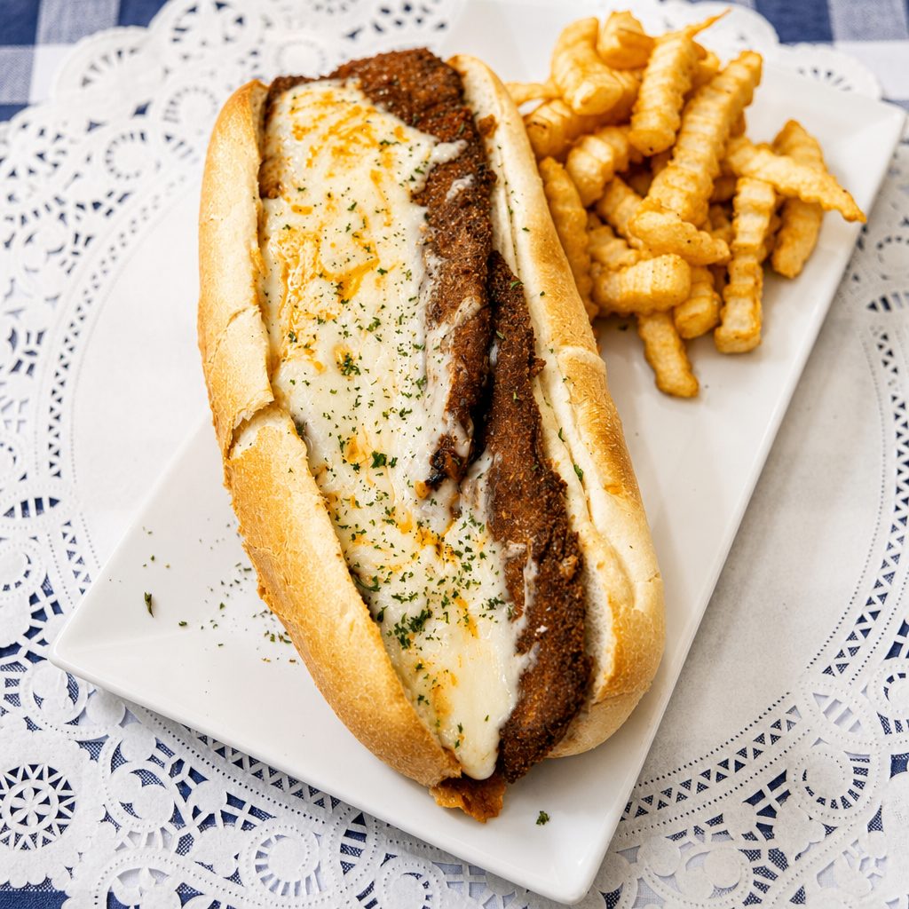 Eggplant Parmigiana Sub.