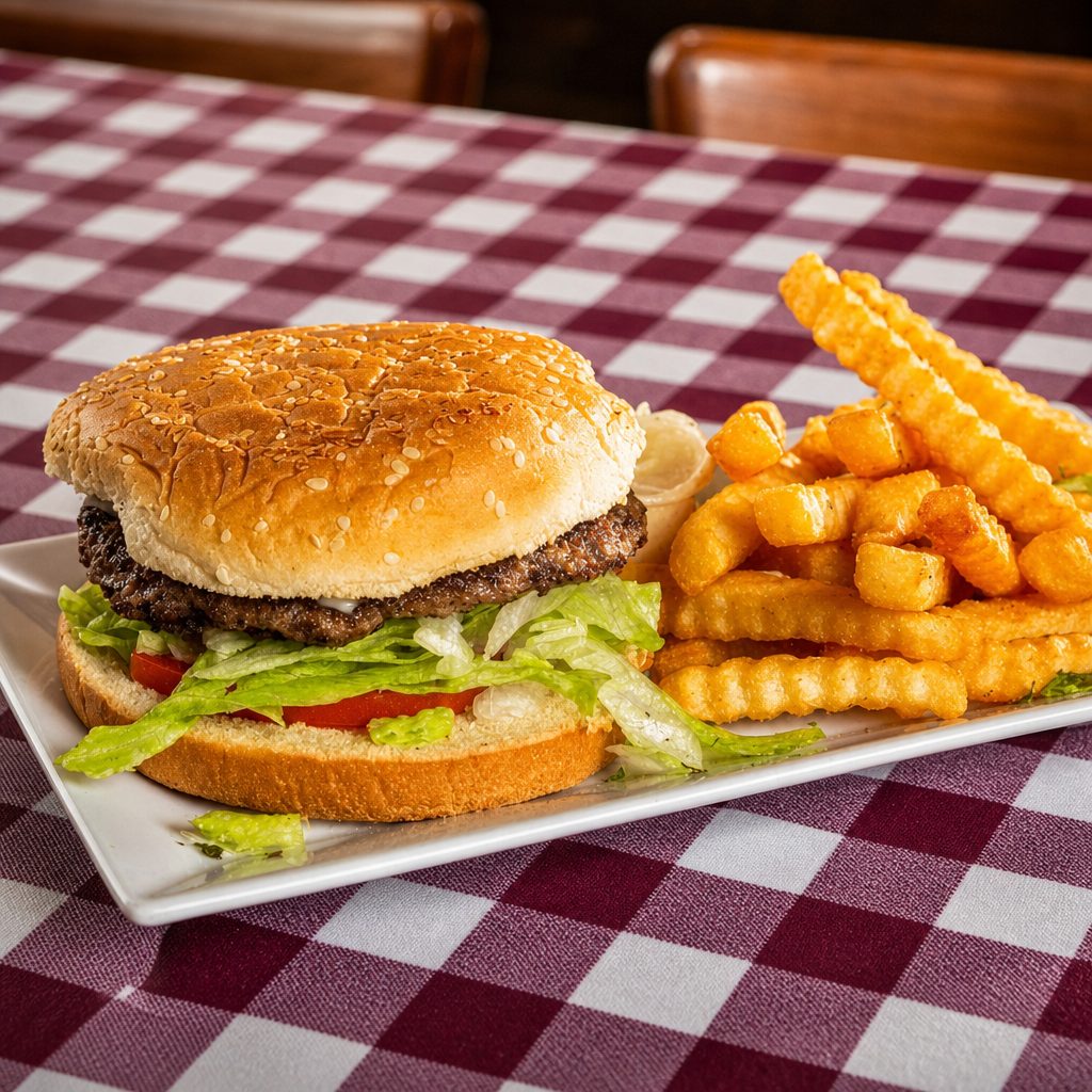 Burger & French Fries.