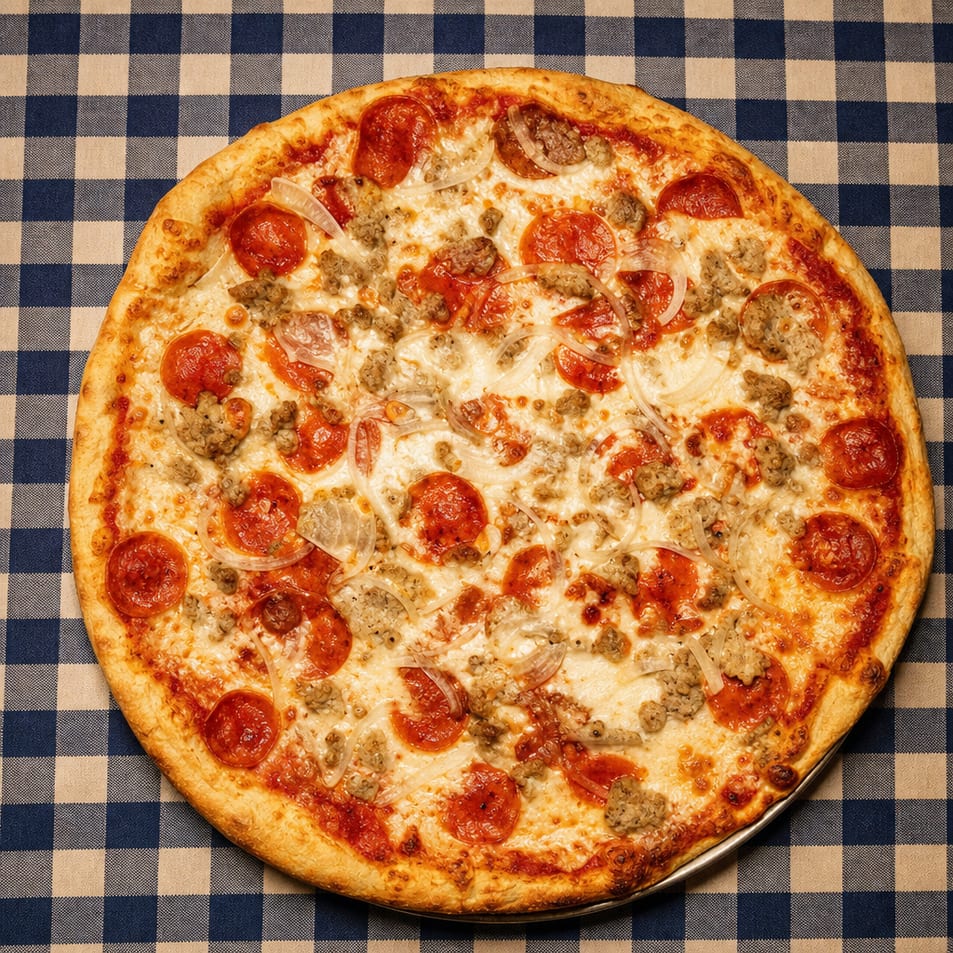 Meat Lovers Pizza.