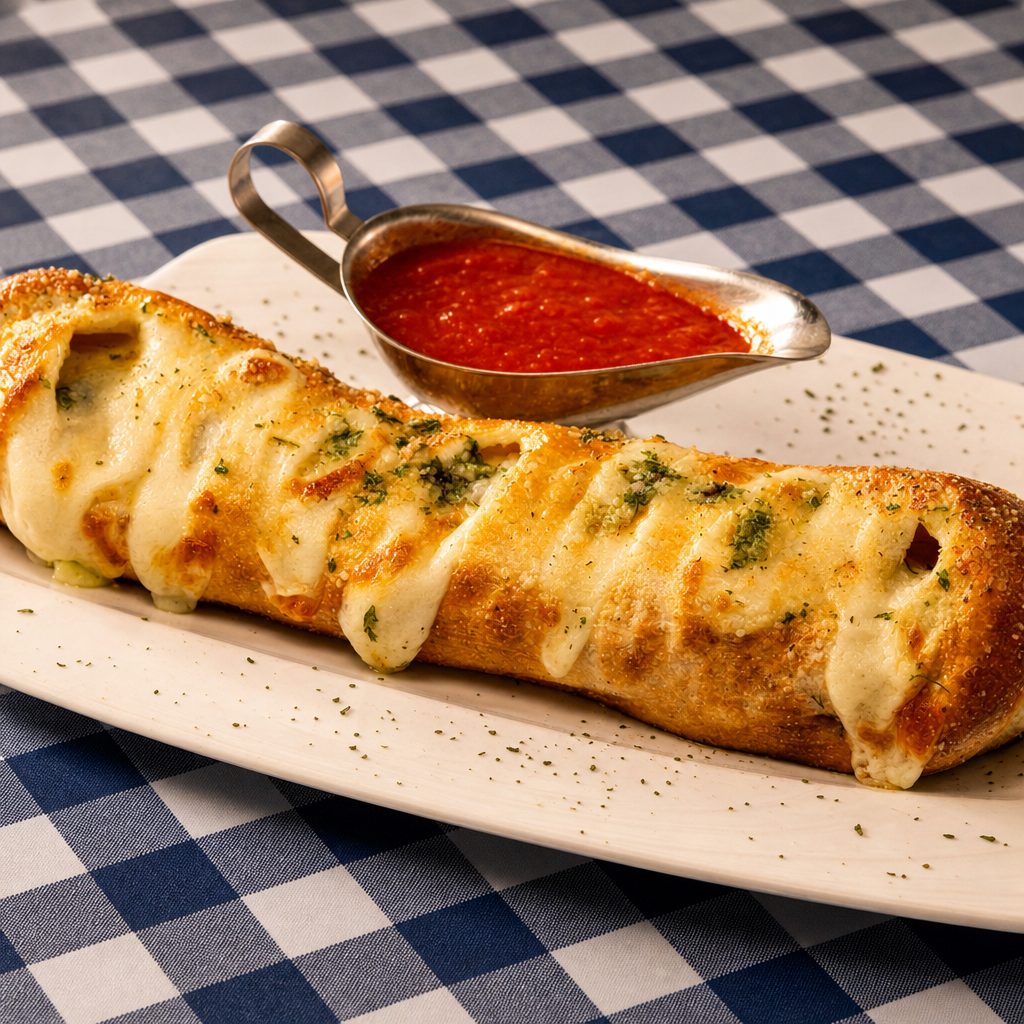 Chicken Cutlet Stromboli.
