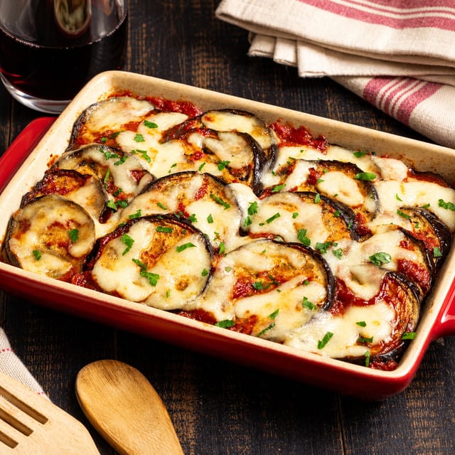 Eggplant Parmigiana.